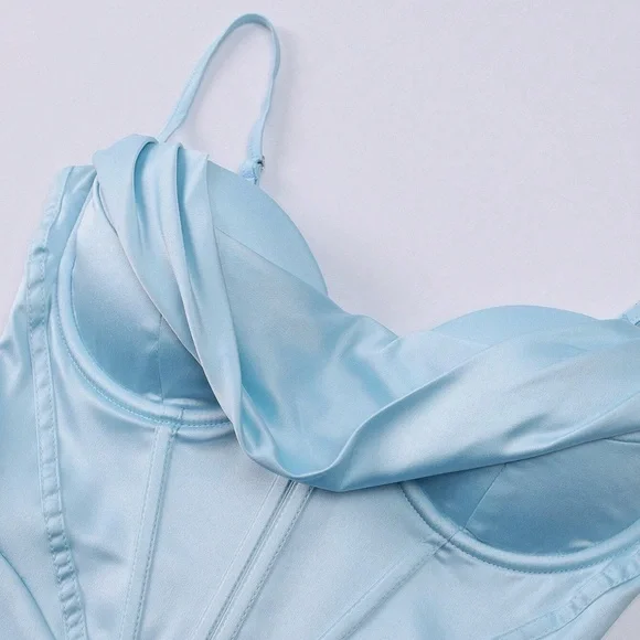 Spaghetti Strap Bodycon Maxi Dress - S - Picture 8 of 12